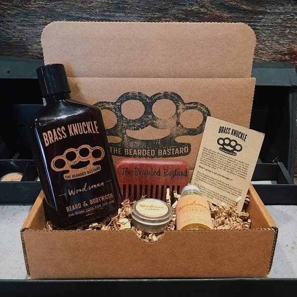 Brass Knuckle Beard & Body Wash Kit