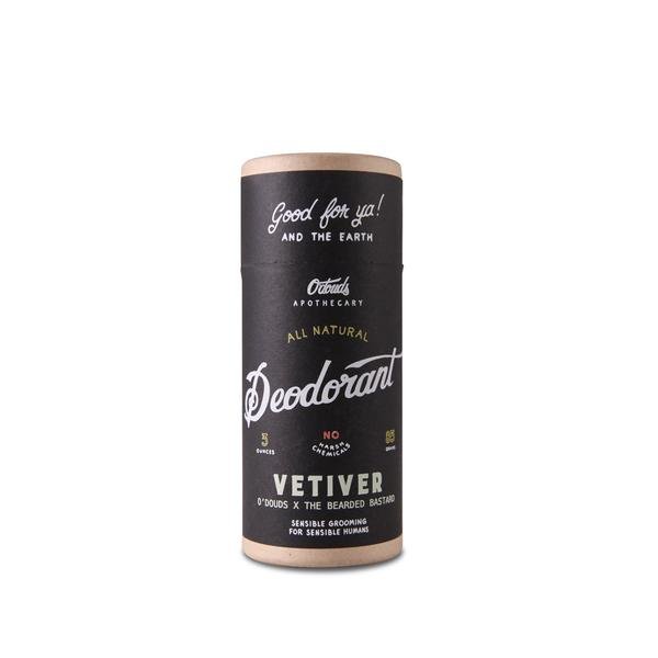 O'Douds x The Bearded Bastard Deodorant - Vetiver